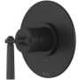 Rohl Modelle Pressure Balanced Valve Trim Only with Single Lever Handle - Less Rough In Matte Black