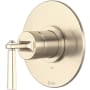 Rohl Modelle Pressure Balanced Valve Trim Only with Single Lever Handle - Less Rough In Satin Nickel
