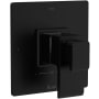 Rohl Two Independent and One Shared Function Thermostatic Valve Trim Only with Single Lever Handle, Integrated Diverter, and Volume Control - Less Rough In Matte Black