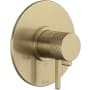 Rohl Tenerife Two Independent Function Thermostatic Valve Trim Only with Single Lever Handle, Integrated Diverter, and Volume Control - Less Rough In Antique Gold