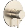 Rohl Tenerife Two Independent Function Thermostatic Valve Trim Only with Single Lever Handle, Integrated Diverter, and Volume Control - Less Rough In Satin Nickel