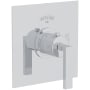 Rohl Wave Thermostatic Valve Trim Only with Single Lever Handle - Less Rough In Polished Chrome