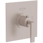 Rohl Wave Thermostatic Valve Trim Only with Single Lever Handle - Less Rough In Satin Nickel