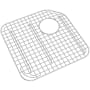 Rohl Allia 16-13/16" L x 16-13/16" W Stainless Steel Basin Rack with Rubber Feet Stainless Steel