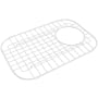 Rohl Allia 14-7/16" L x 9-9/16" W Stainless Steel Basin Rack with Rubber Feet White