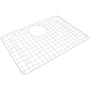 Rohl Allia 18-5/8" L x 13-1/8" W Stainless Steel Basin Rack with Rubber Feet White