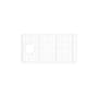 Rohl Allia 26-1/8" L x 13-5/8" W Stainless Steel Basin Rack Biscuit