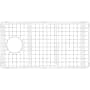 Rohl Allia 26-1/8" L x 13-5/8" W Stainless Steel Basin Rack White