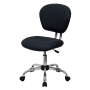 Roseto 23-1/2" Wide Mesh Swivel Task Chair Gray
