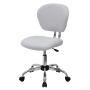 Roseto 23-1/2" Wide Mesh Swivel Task Chair White