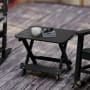 Roseto Joziah 20" Wide Plastic Top Polyethylene Accent Table Black