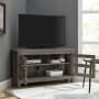 Roseto 44" Wide Corner Style TV Stand Media Cabinet Gray Wash