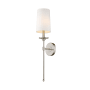 Roseto Josie 26" Tall Wall Sconce Brushed Nickel