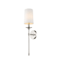 Roseto Josie 26" Tall Wall Sconce Polished Nickel