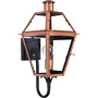 Roseto Llano Single Light 21" Tall Outdoor Wall Sconce Aged Copper