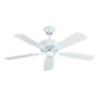 RP Lighting and Fans Sunset II 42" 5 Blade Indoor / Outdoor Ceiling Fan White / White