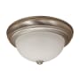RP Lighting and Fans 14" Wide LED Flush Mount Ceiling Fixture - 15 W, 3000K Brushed Nickel