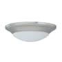 RP Lighting and Fans 14" Wide LED Flush Mount Ceiling Fixture - 25 W, 3000K Brushed Nickel