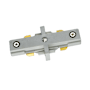 RP Lighting and Fans Track Head Lighting Mini-Straight Connector Brushed Aluminum