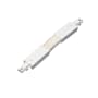 RP Lighting and Fans Track Head Lighting Flexible Connector White