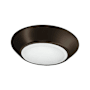 RP Lighting and Fans Manning 7" Wide Flush Mount Ceiling Fixture Oil Rubbed Bronze