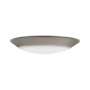 RP Lighting and Fans 6" Low-Profile LED Canless Recessed Light Brushed Nickel