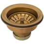 Ruvati 3-1/2" Basket Strainer Copper Tone Matte Bronze
