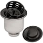 Ruvati Accessories 3-1/2" Stainless Steel Basket Strainer Gunmetal Black