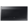 Samsung 30 Inch Wide 2.1 Cu. Ft. 1700 Watt Over the Range Microwave with Voice Control and Sensor Cook Matte Black Steel