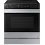 Samsung Bespoke 30 Inch Wide 6.3 Cu. Ft. Energy Star Certified Slide In Electric Range with Air Fry and Air Sous Vide Stainless Steel