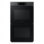 Samsung 30 Inch Wide 10.2 Cu. Ft. Electric Double Oven with Flex Duo™ Matte Black Stainless