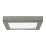 Satco Lighting 7" Wide Integrated LED Flush Mount Square Ceiling Fixture - 2700K Brushed Nickel