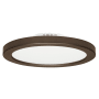 Satco Lighting 7" Wide Integrated LED Flush Mount Drum Ceiling Fixture - 277 Volt Bronze