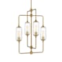 Savoy House Holton 4 Light 20" Wide Chandelier Warm Brass