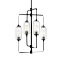 Savoy House Holton 4 Light 20" Wide Chandelier Matte Black