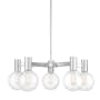 Savoy House Wright 5 Light 28" Wide Chandelier Chrome