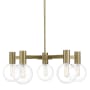 Savoy House Wright 5 Light 28" Wide Chandelier Warm Brass