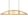 Savoy House Legacy 4 Light 46" Wide Linear Chandelier Warm Brass