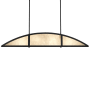Savoy House Legacy 4 Light 46" Wide Linear Chandelier Matte Black