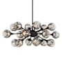 Savoy House Matisse 18 Light 21" Wide Sputnik Chandelier Matte Black