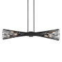 Savoy House Longfellow 6 Light 42" Wide Linear Chandelier Matte Black