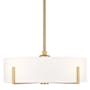 Savoy House Mansell 26" Wide 3 Blade Indoor LED Fandelier Warm Brass