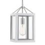Savoy House Carlton 8" Wide Mini Pendant White / Polished Nickel