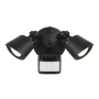 Savoy House Double Light 7-7/8" Wide LED Outdoor Flood Light Black