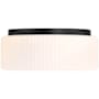 Savoy House Edgemont 4 Light 20" Wide LED Flush Mount Drum Ceiling Fixture Matte Black