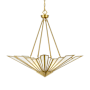 Savoy House Rivage 4 Light 36" Wide Pendant Warm Brass