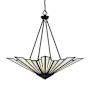 Savoy House Rivage 4 Light 36" Wide Pendant Matte Black