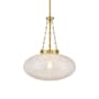 Savoy House Willow 17" Wide Pendant Warm Brass