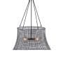 Savoy House Longleaf 4 Light 28" Wide Drum Outdoor Chandelier Matte Black