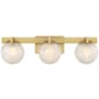 Savoy House Darien 3 Light 25" Wide Vanity Light Warm Brass